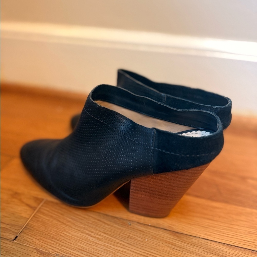 Miss Albright Leather Slip On Booties - Picture 3 of 5